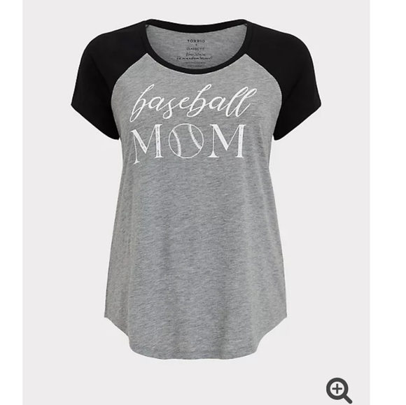 torrid Tops - NWT Torrid "Baseball Mom" Classic Fit Tee